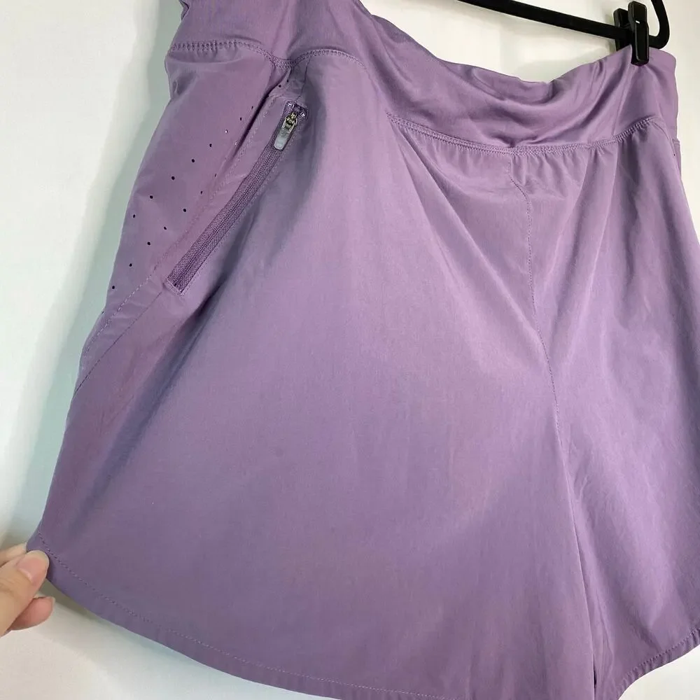 Nike Purple Running Dri-Fit Dolphin Shorts Size 2X